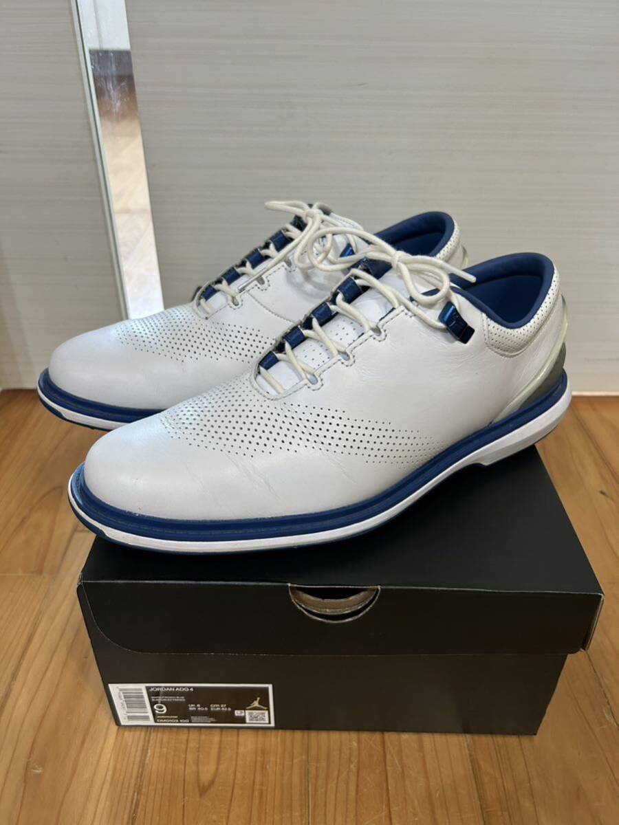 1ラウンド使用 27㎝ NIKE JORDAN ADG 4 golf ナイキ ジョーダン スパイクレス ゴルフ シューズ