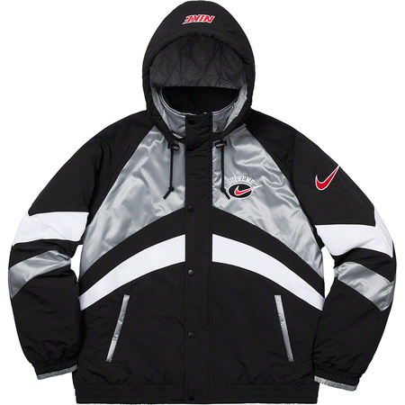 希少☆新品本物【銀☆L】☆Nike Hooded Sport Jacket ナイキ