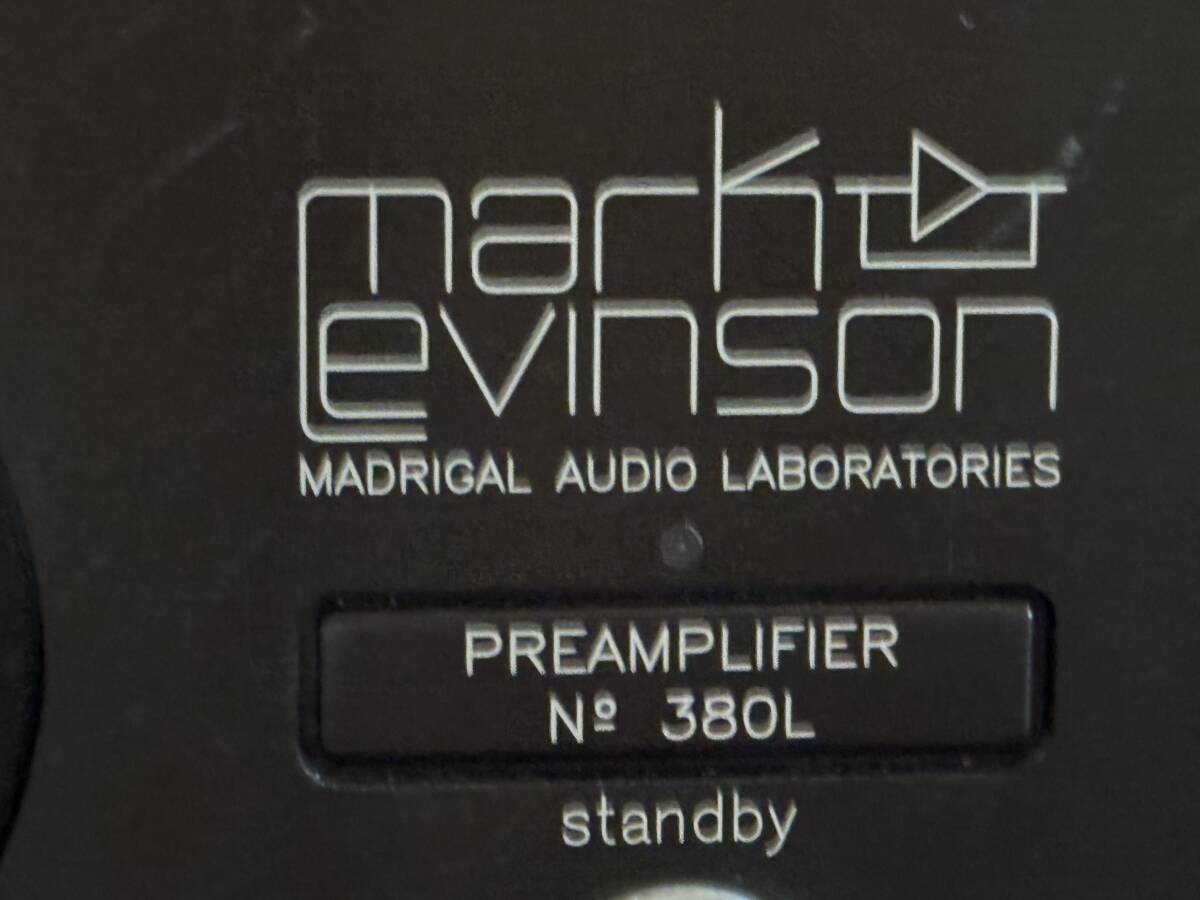 コントロールアンプ mark Levinson No.380L(マークレビンソン コントロールアンプ mark Levinson No.380L(マークレビンソン