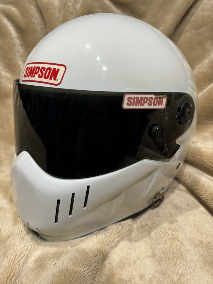 シンプソン SIMPSON ヘルメット RX6 ホワイト 59~60サイズ 廃盤 シンプソン SIMPSON ヘルメット RX6 ホワイト 59~60サイズ 廃盤