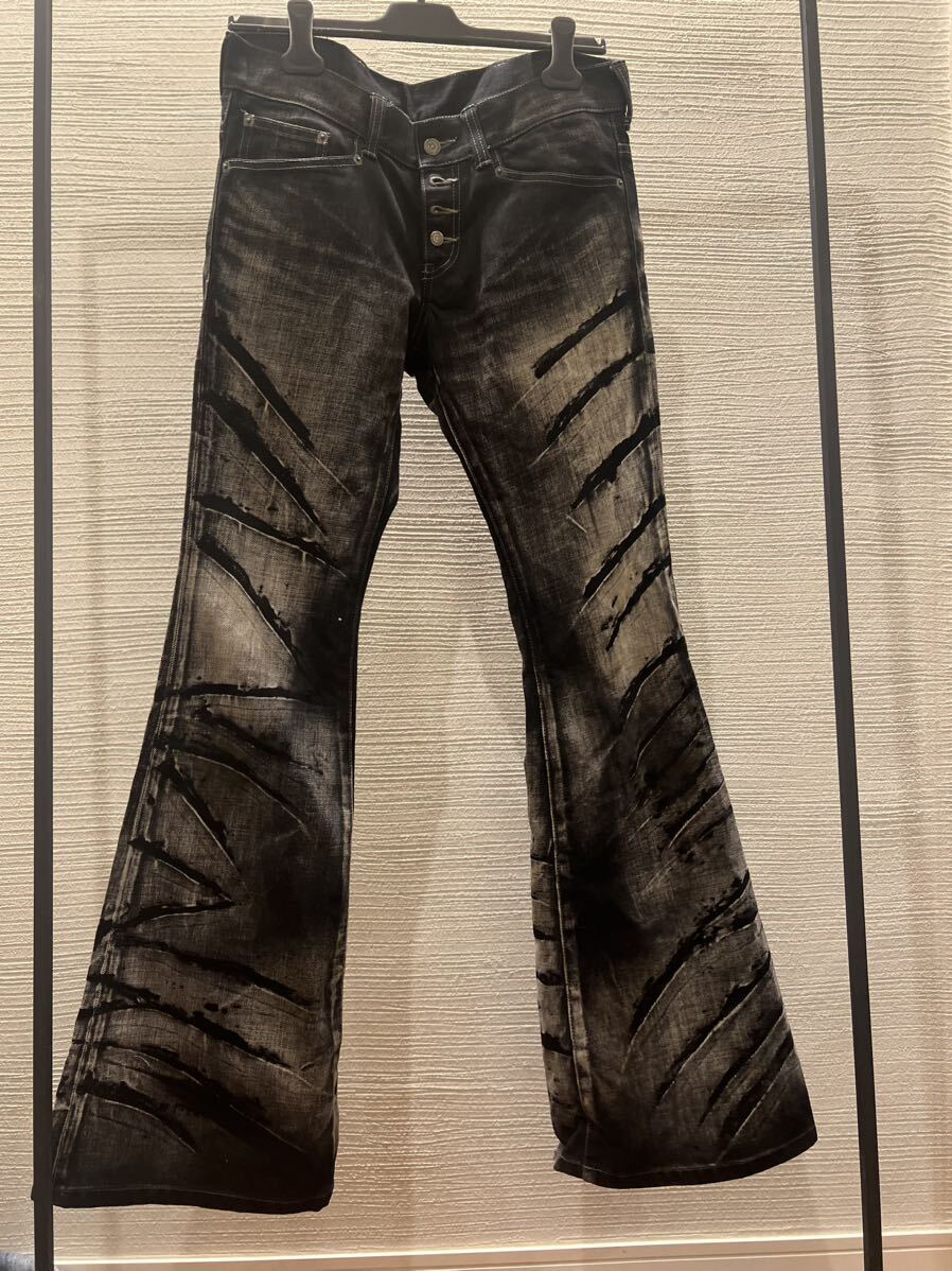 Levi's ライトブルーダメージデニム W36 L31 ボタン6番 66前期 Levi's ライトブルーダメージデニム W36 L31 ボタン6番 66前期