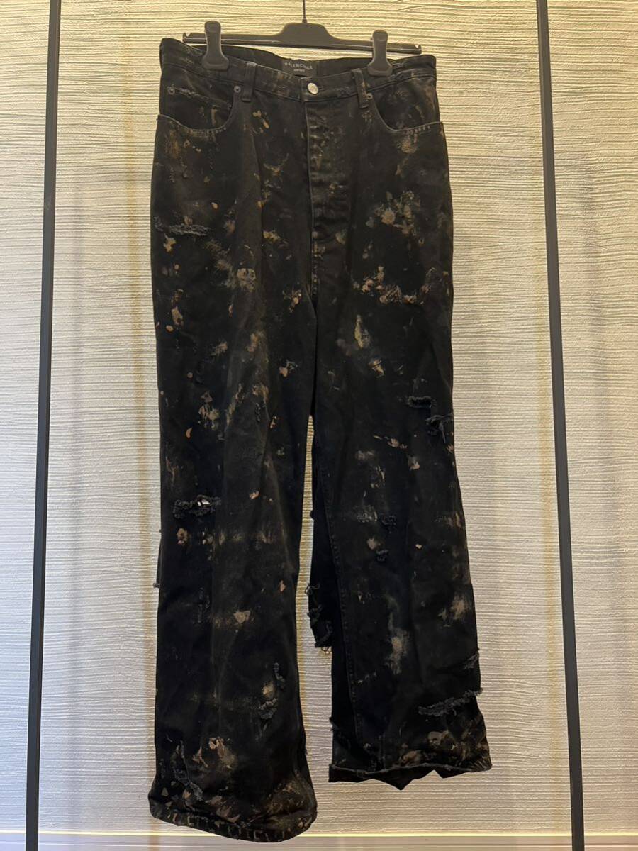 バレンシアガ BALENCIAGA 23SS SUPER DESTROYED BAGGY スーパー バレンシアガ BALENCIAGA 23SS SUPER DESTROYED BAGGY スーパー