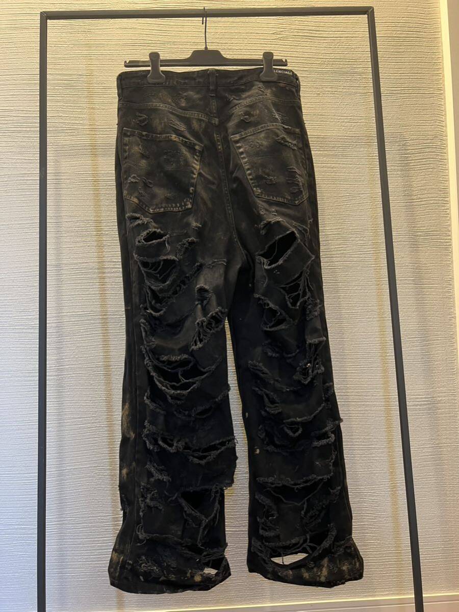 バレンシアガ BALENCIAGA 23SS SUPER DESTROYED BAGGY スーパー バレンシアガ BALENCIAGA 23SS SUPER DESTROYED BAGGY スーパー