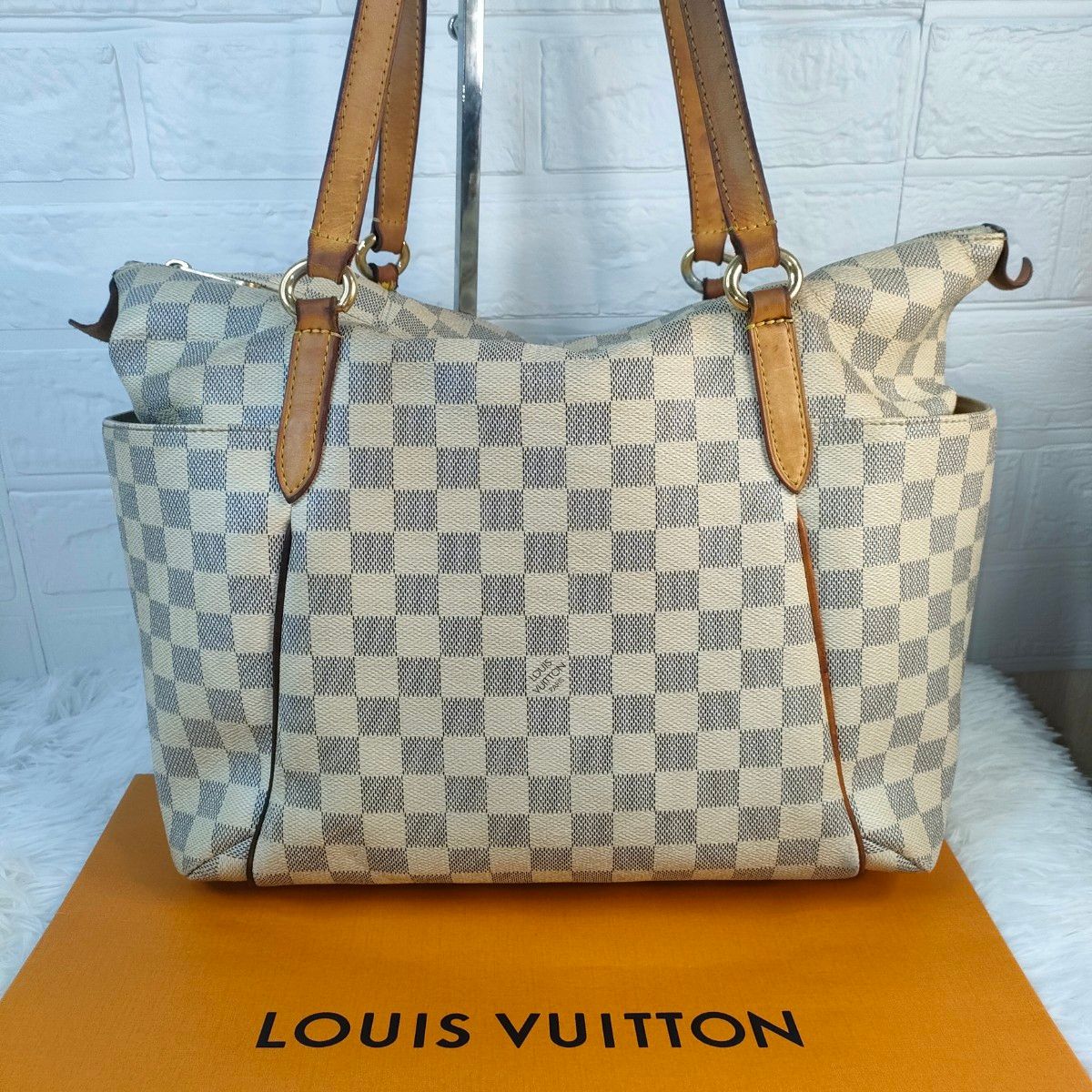 ルイ・ヴィトン トータリーMM ダミエ トートバッグ LOUIS VUITTON】トートバッグトータリーMM ダミエアズール