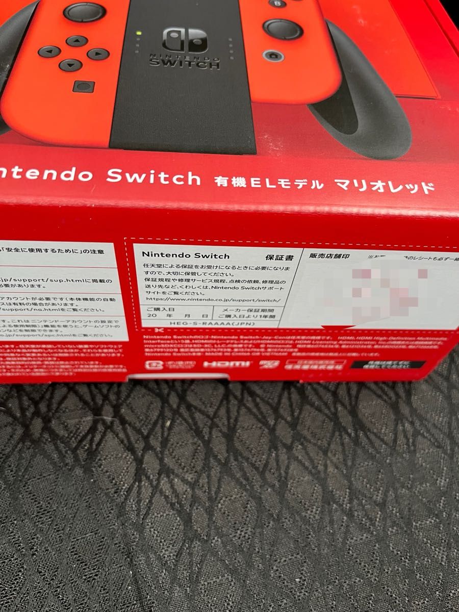 Nintendo Switch スイッチ 有機ELモデル 本体 マリオレッド 新品 Nintendo Switch スイッチ 有機ELモデル 本体 マリオレッド 新品