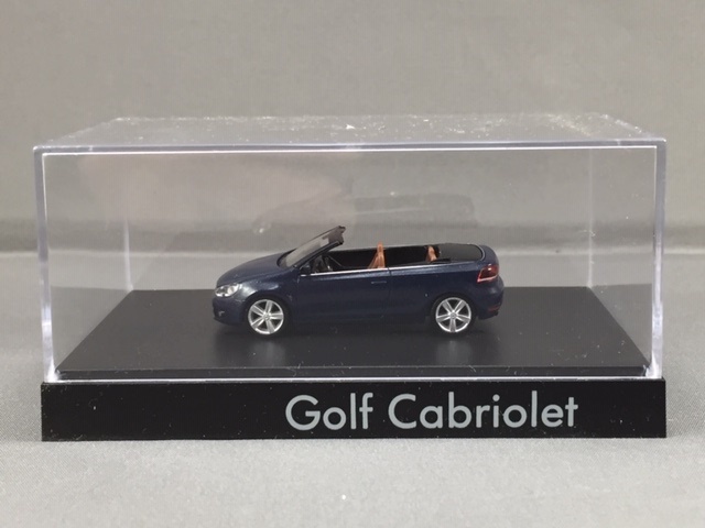 1/87 Herpa VW Golf Cabriolet Metallic Blue