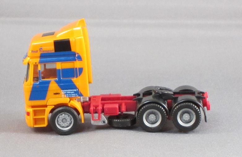 1/87 Herpa MAN F 2000 EVO Low boy semitrailer (Redi) "_画像5