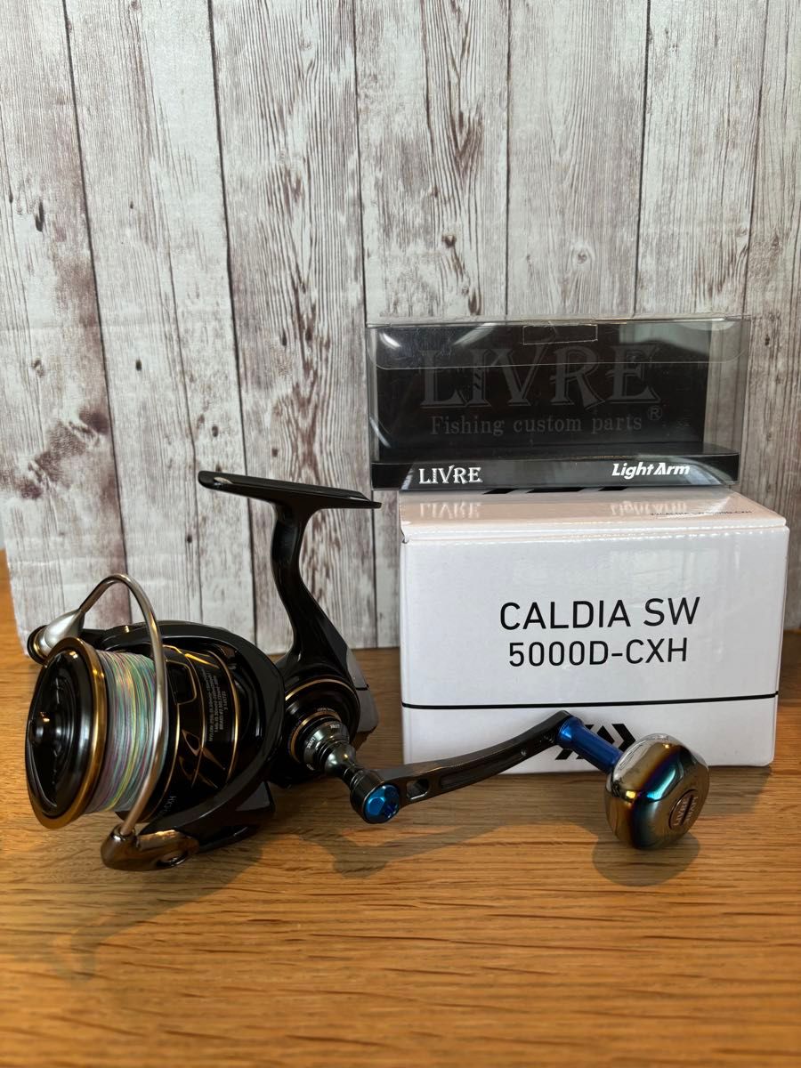 美品 ダイワ 22カルディアSW 5000D-CXH リブレ ライトアーム70 美品 ダイワ 22カルディアSW 5000D-CXH リブレ ライトアーム70