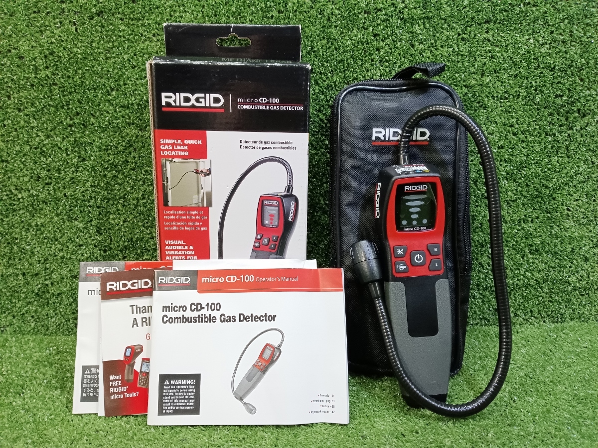 中古 RIDGID 可燃性ガス検知器 micro CD-100