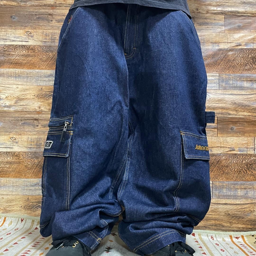 Johnny Blaze ジョニーブレイズ バギーデニムカーゴパンツ Johnny Blaze ジョニーブレイズ バギーデニムカーゴパンツ