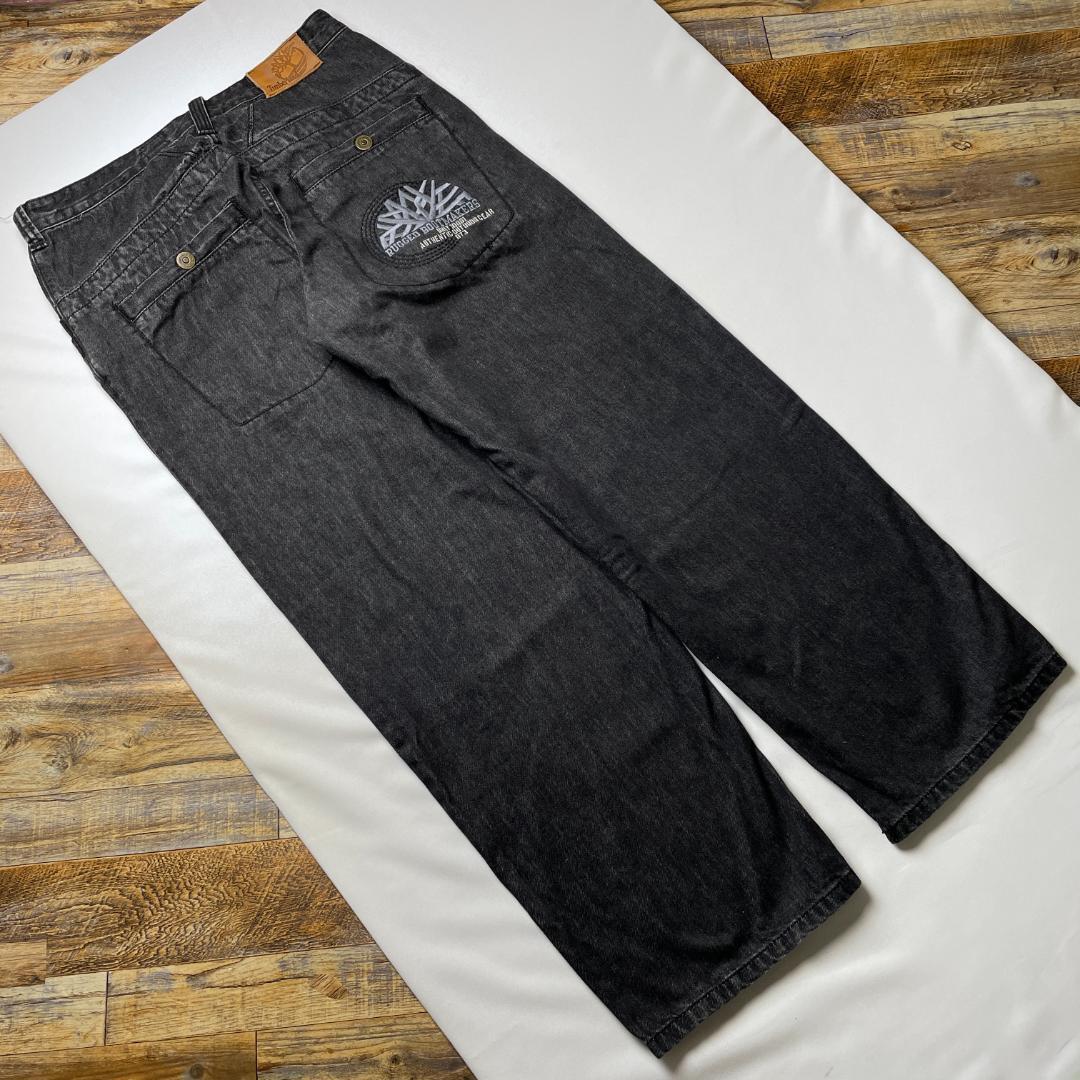 Timberland ティンバーランド ブラックデニム バギーデニム Timberland ティンバーランド ブラックデニム バギーデニム