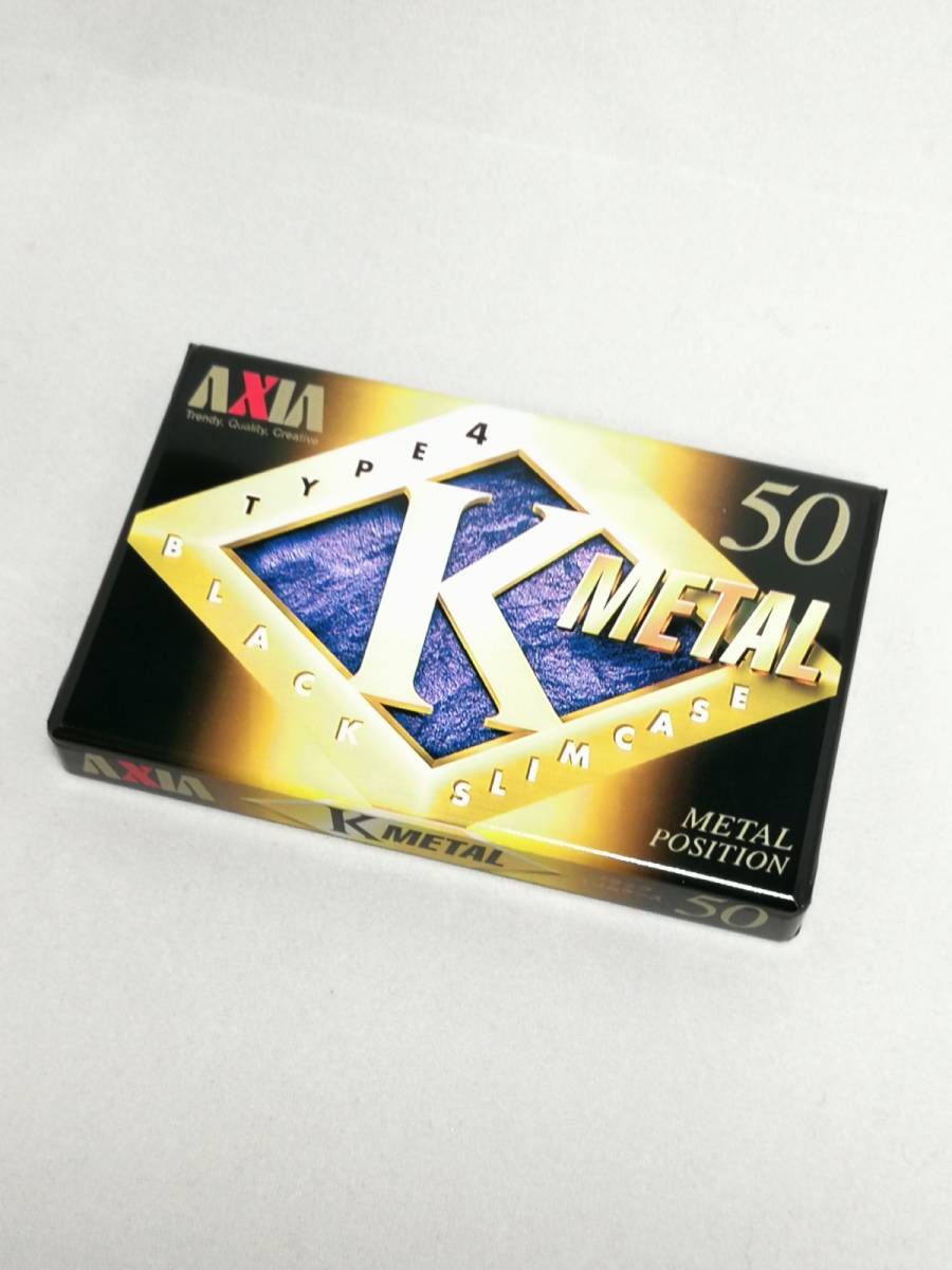 [ unopened!] metal tape 10 pcs set AXIA K METAL 50 minute cassette tape 