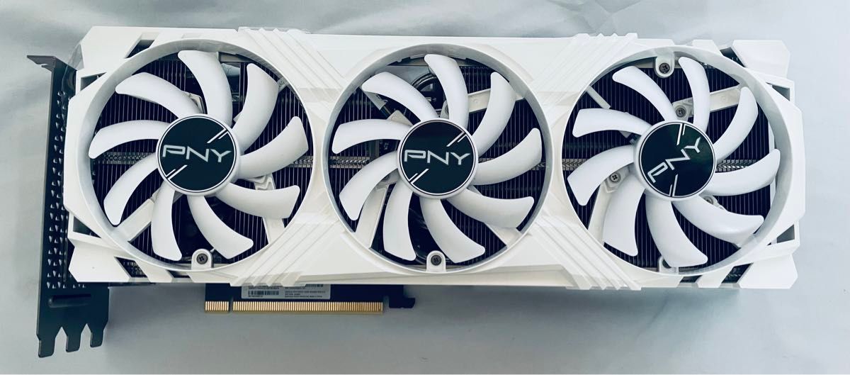 PNY GeForce RTX 4070 Ti 12GB VERTO LED トリフルファン (White PNY GeForce RTX 4070 Ti 12GB VERTO LED トリフルファン (White