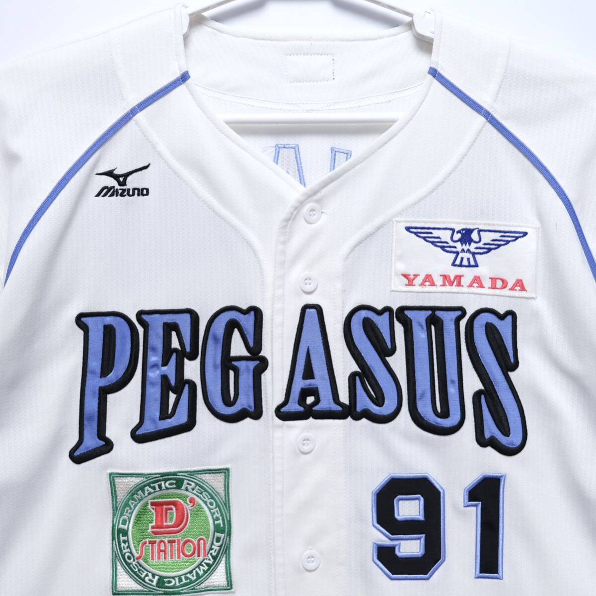 当店の記念日 群馬ダイヤモンドペガサス/#91 川尻哲郎/実使用ユニフォーム/BC 実使用、サイン入りウエア