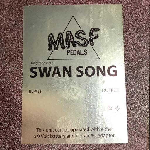 MASF m.a.s.f SWAN SONG リングモジュレーター 激レア Yahoo!オークション - 1円 MASF SWAN SONG リングモジュレーター
