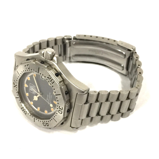 1 jpy TAG Heuer Professional 3000 932.213 quartz wristwatch gray face Date original breath not yet operation goods 