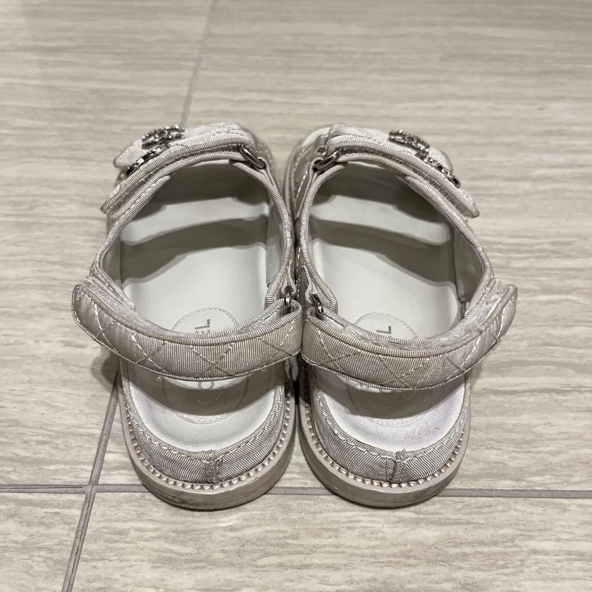 37在庫有り◆超入手困難♪◆CHANEL フットベットサンダル Chanel シャネル フットベッド サンダル 入手困難モデル 37