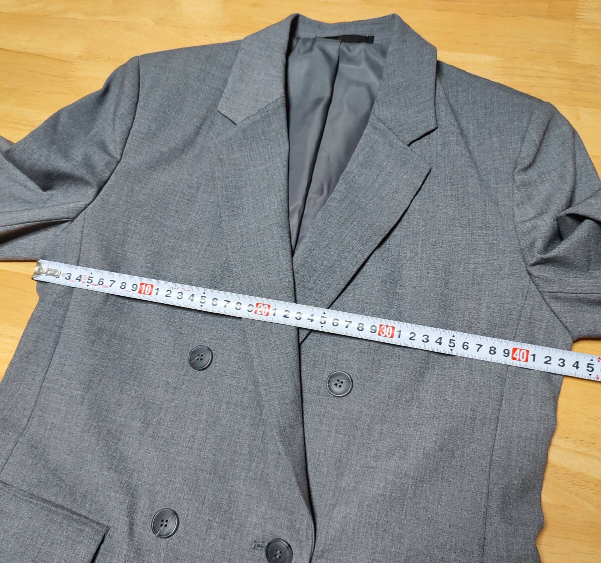 UNIQLO ユニクロ ダブルジャケット S グレー 2024年モデル 商品 UNIQLO ユニクロ ダブルジャケット S グレー 2024年モデル 商品