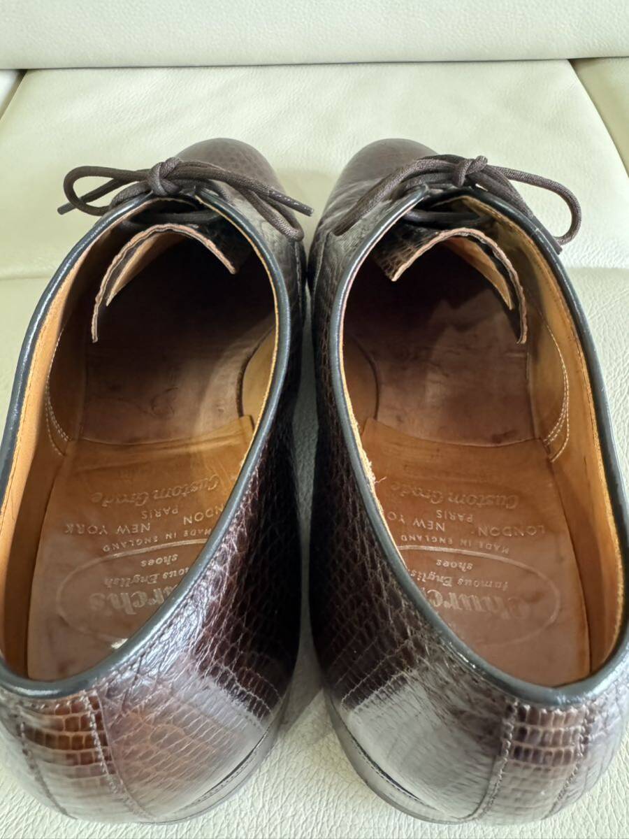 美品】Old church's リザード 70F 旧チャーチ 84 プレーントゥ 美品】Old church's リザード 70F 旧チャーチ 84 プレーントゥ