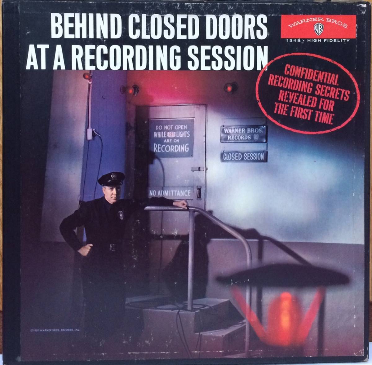 ☆LP Behind Closed Doors At a Recording Session US盤 1348 ☆_画像1
