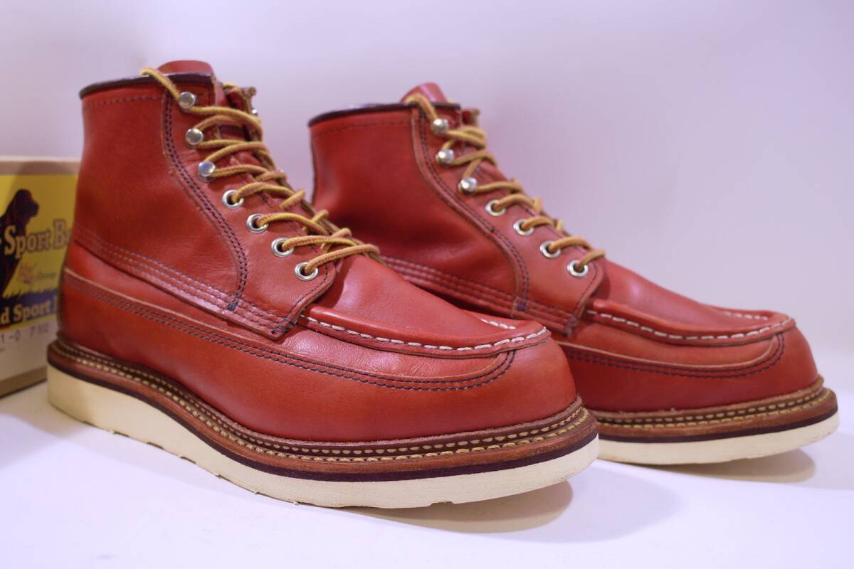 廃番/極少限定!! REDWING 9851 アイリッシュセッター カヌーモック 7.5 