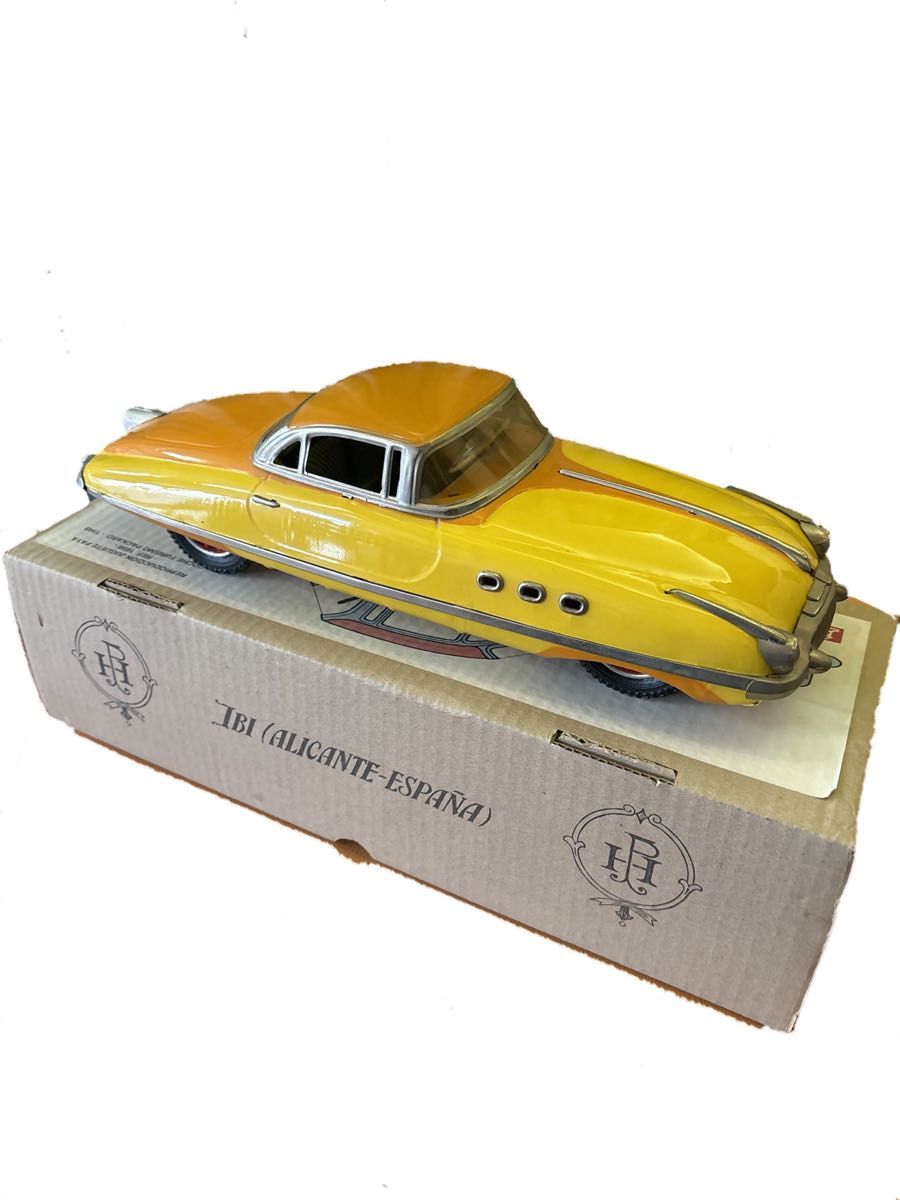 限定版1989年スペイン製ビンテージブリキミニカー COCHE TURISMO PACKARD 1949 箱付き、証明書付き