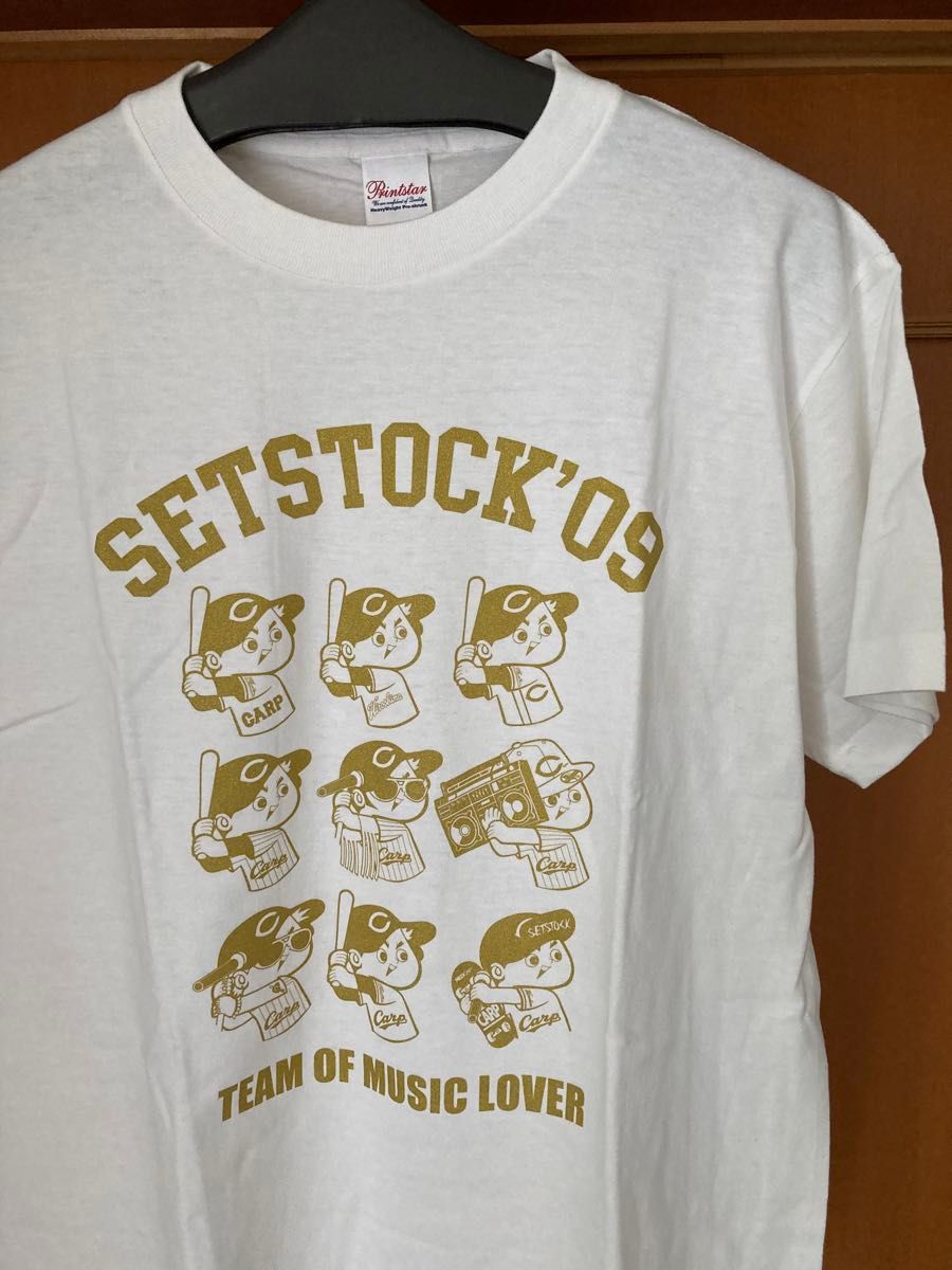 SETSTOCK 2009 広島東洋カープ Tシャツ 音楽フェス カープ坊や SETSTOCK 2009 広島東洋カープ Tシャツ 音楽フェス カープ坊や