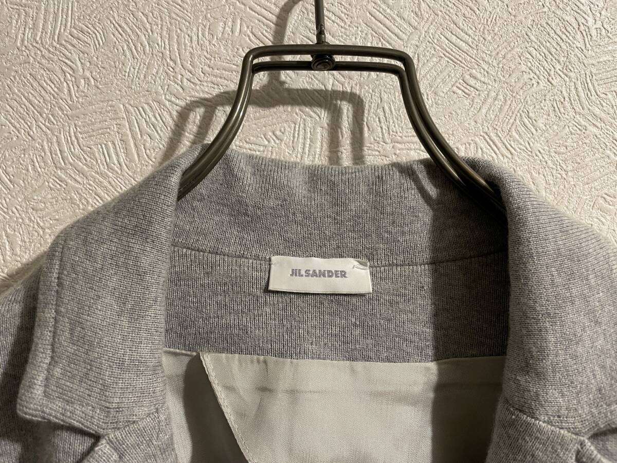 ◯ イタリア製 JIL SANDER スウェット テーラード ジャケット ◯ イタリア製 JIL SANDER スウェット テーラード ジャケット