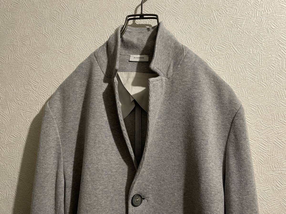 ◯ イタリア製 JIL SANDER スウェット テーラード ジャケット ◯ イタリア製 JIL SANDER スウェット テーラード ジャケット
