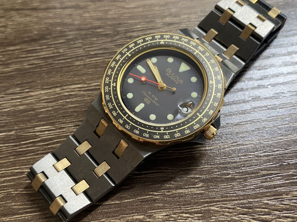 Bibian 比比昂- Bulova Superior 2000 10ATM メンズ時計稼働品 Bibian 比比昂- Bulova Superior 2000 10ATM メンズ時計稼働品