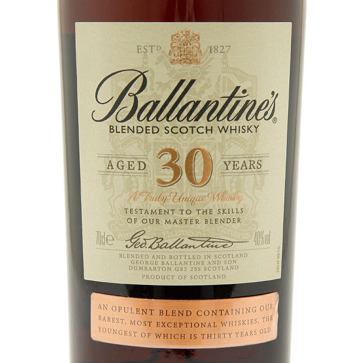 古酒 スコッチ ウイスキー バランタイン Ballantine's 30年 40 古酒 スコッチ ウイスキー バランタイン Ballantine's 30年 40