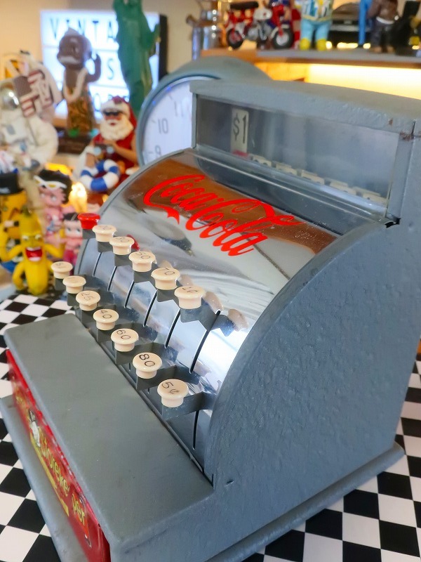 コカコーラ 本物 50s ビンテージ トイレジスター レトロ アンティーク Yahoo!オークション - 当時物 コカコーラ 本物 50s ビンテージ