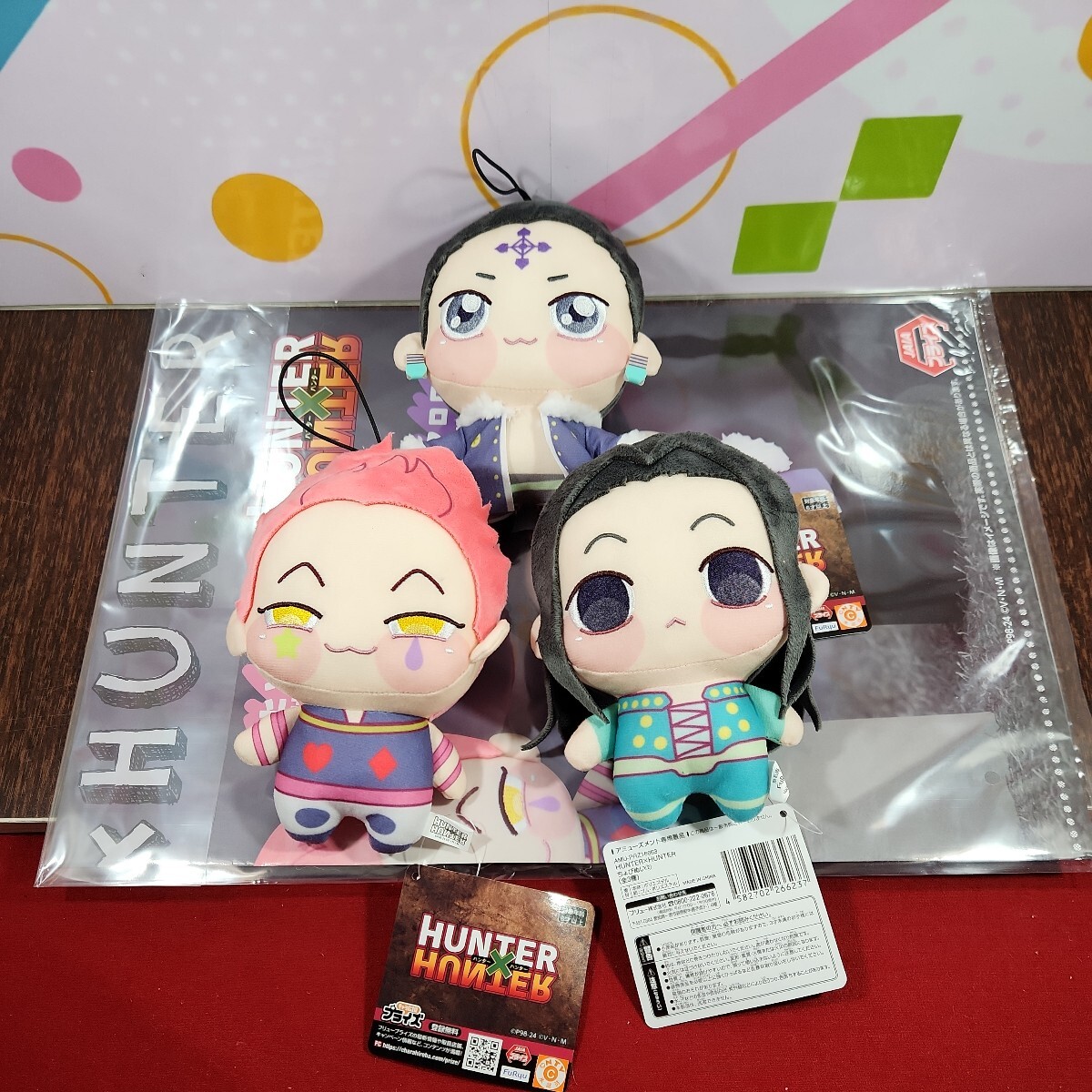 HUNTER×HUNTER ちょぴぬい クロロ ヒソカ イルミ ぬいぐるみ HUNTER×HUNTER ちょぴぬい クロロ ヒソカ イルミ ぬいぐるみ