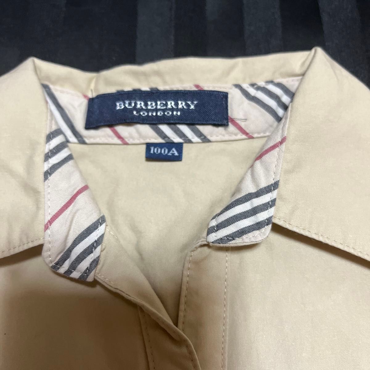 バーバリー Burberry シャツワンピ ワンピース ベージュ 100 バーバリー Burberry シャツワンピ ワンピース ベージュ 100
