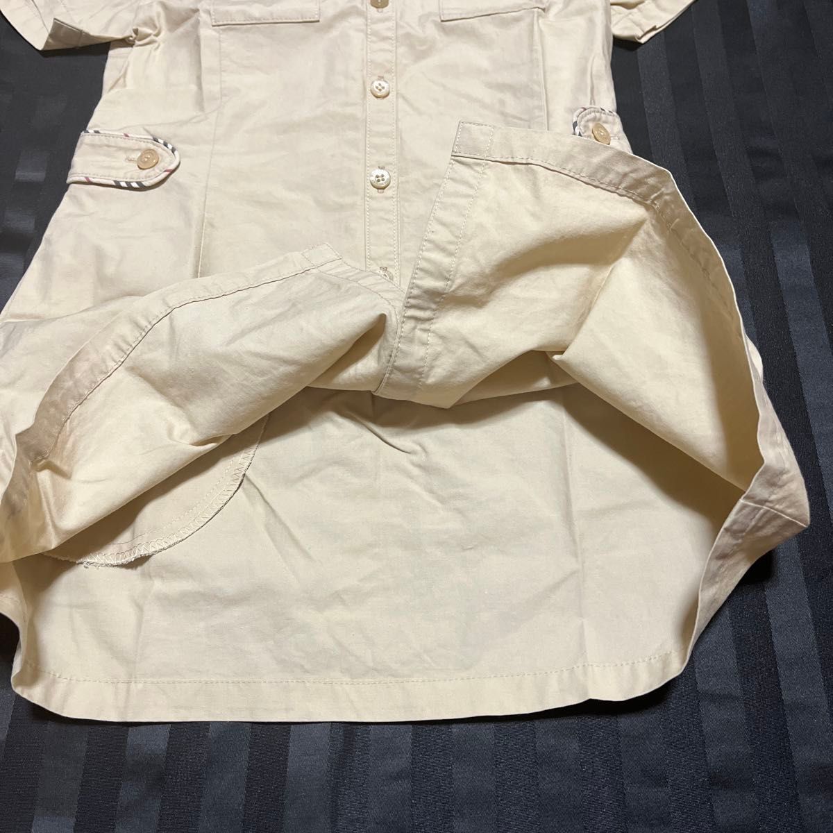 バーバリー Burberry シャツワンピ ワンピース ベージュ 100 バーバリー Burberry シャツワンピ ワンピース ベージュ 100