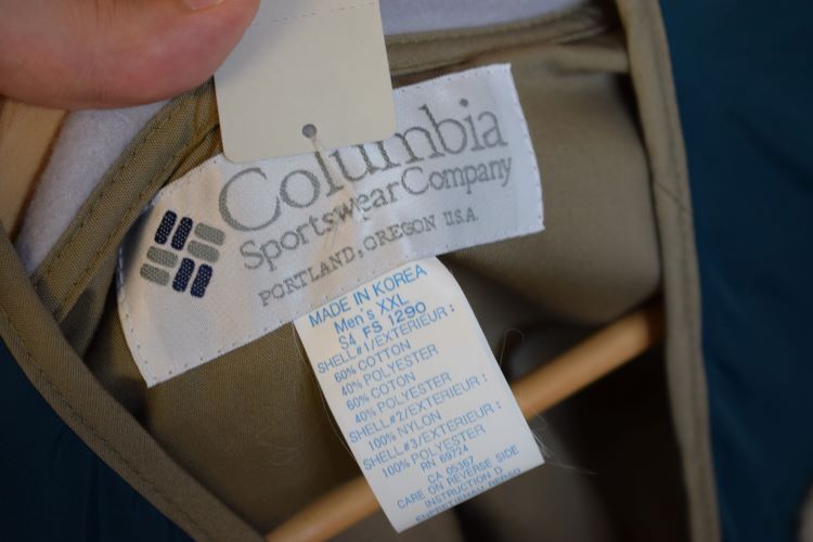 6296円 デッドストック品未使用品~90SビンテージColombia 6296円 デッドストック品未使用品~90SビンテージColombia