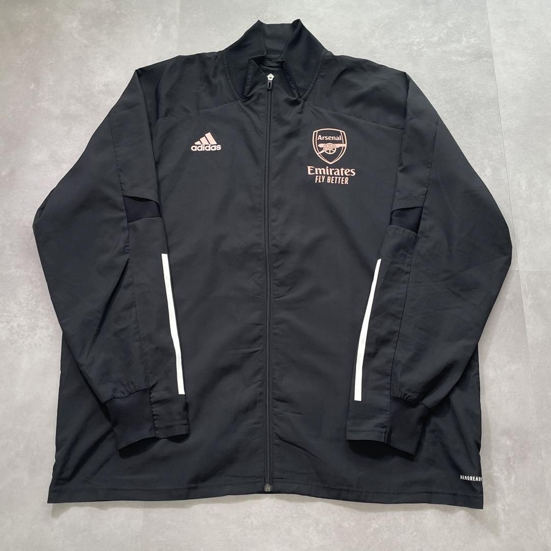 adidas アーセナル プレゼンテーションジャケット ブラック XXL adidas アーセナル プレゼンテーションジャケット ブラック XXL