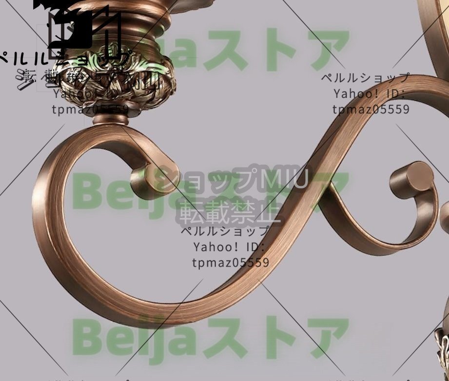特売!高品質 古美色 ハンドペイントシーリングシャンデリア 8灯 特売!高品質 古美色 ハンドペイントシーリングシャンデリア 8灯