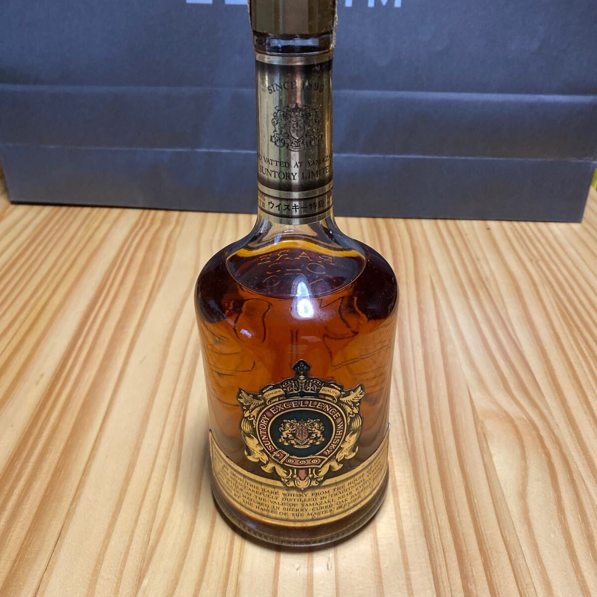 未開栓 古酒 サントリー エクセレンス 初期ボトル 丸びん 760ml 未開栓 古酒 サントリー エクセレンス 初期ボトル 丸びん 760ml