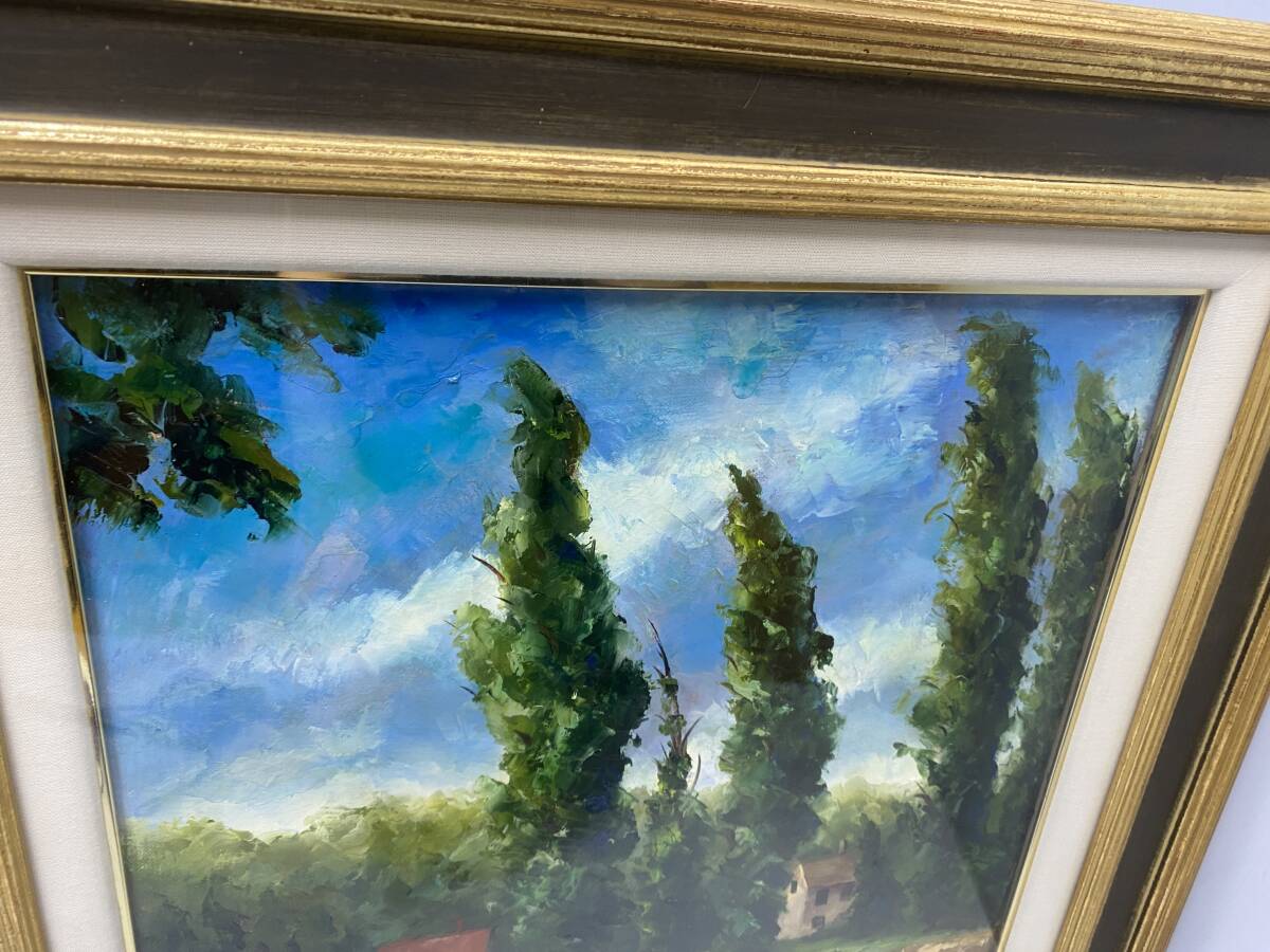 【未使用】山口真功 アクリル絵画 Yahoo!オークション - 6/12 真作 山口真功 作 オワーズ河の