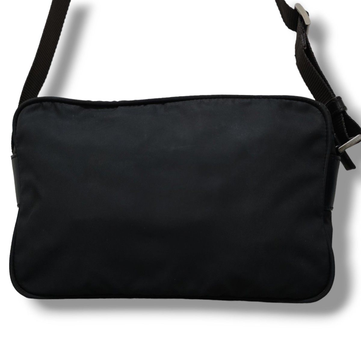 PRADA プラダ ショルダーバッグ テスートナイロン レザー 三角 PRADA プラダ ショルダーバッグ テスートナイロン レザー 三角