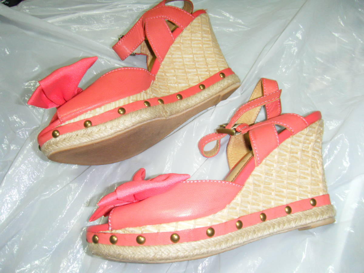  beautiful goods ROSEBUD Rose Bud sandals shoes shoes size 38.780