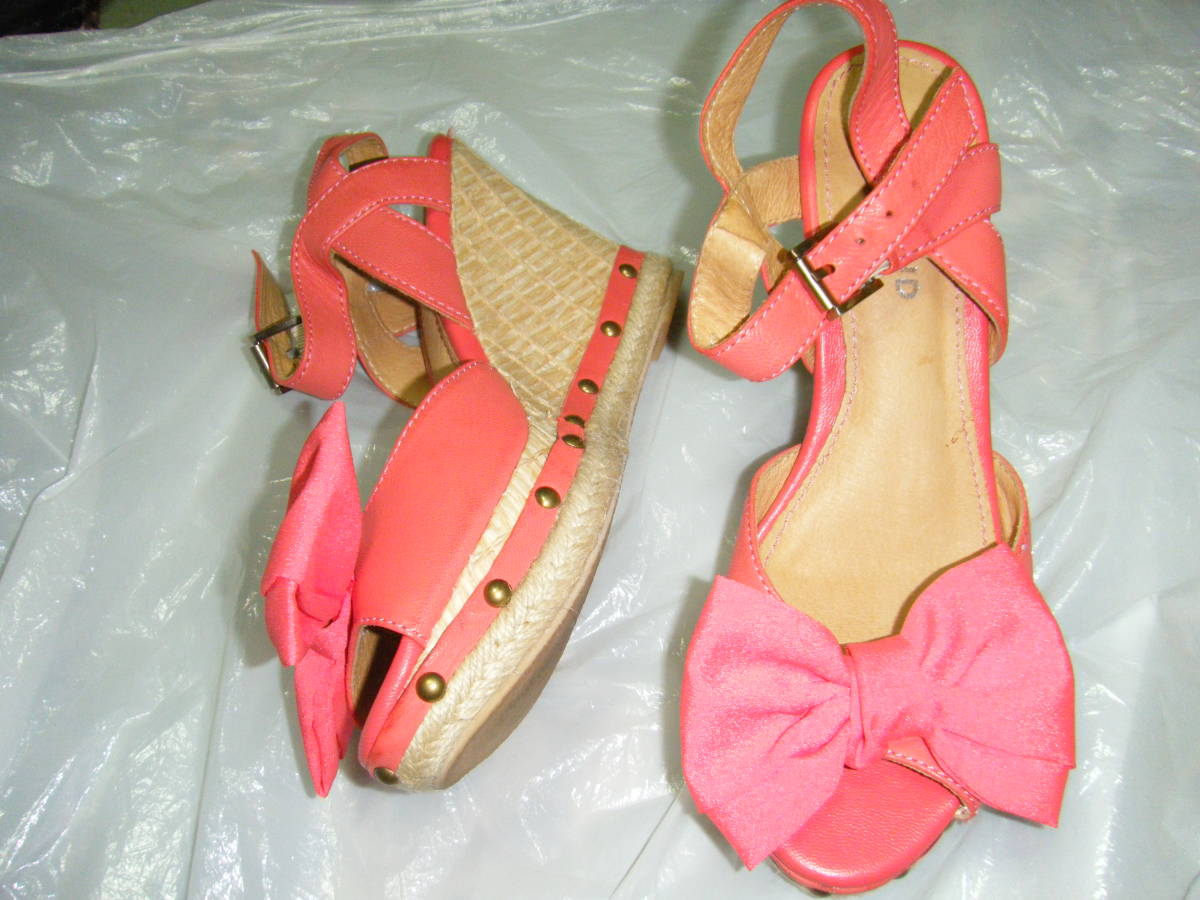  beautiful goods ROSEBUD Rose Bud sandals shoes shoes size 38.780