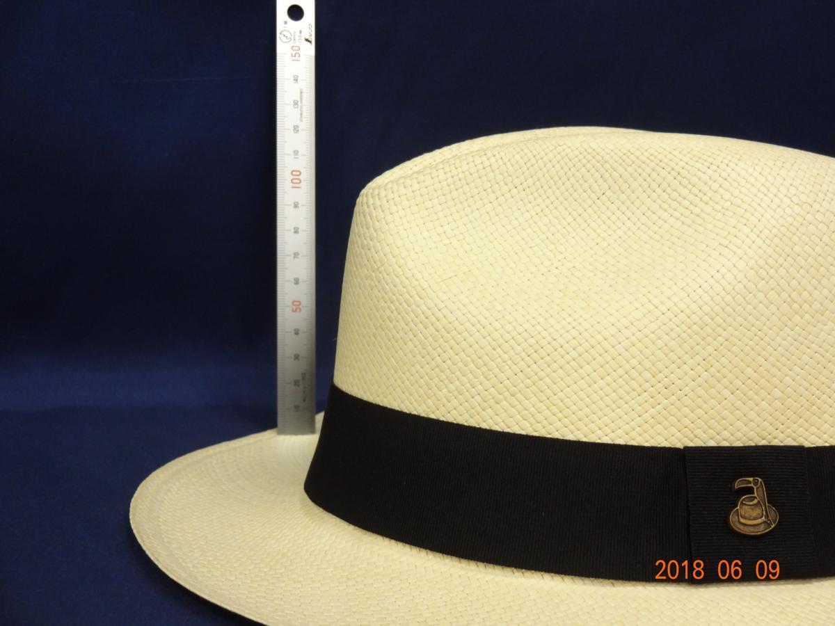 レビュー高評価の商品!の商品をすべて パナマ帽子☆パナマクラシック L ☆新品ハンドメイド・パナマハット 帽子