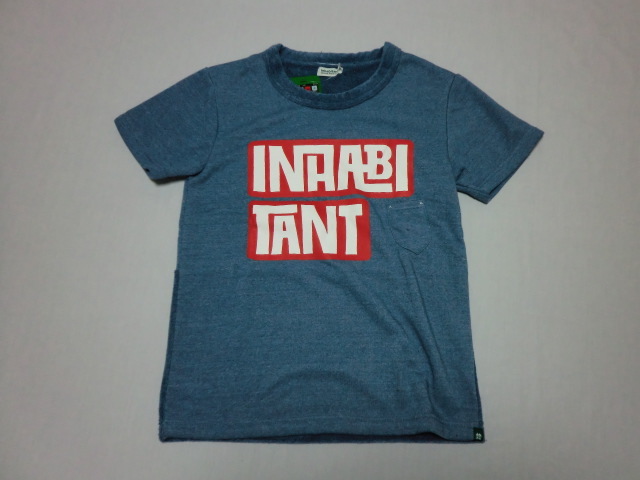 送料無料◆新品◆ inhabitant インハビタント PILE TEE◆(XS)◆IH612TS68-NV◆パイル地Ｔシャツ◆日本サイズ (Ｓ) 相当