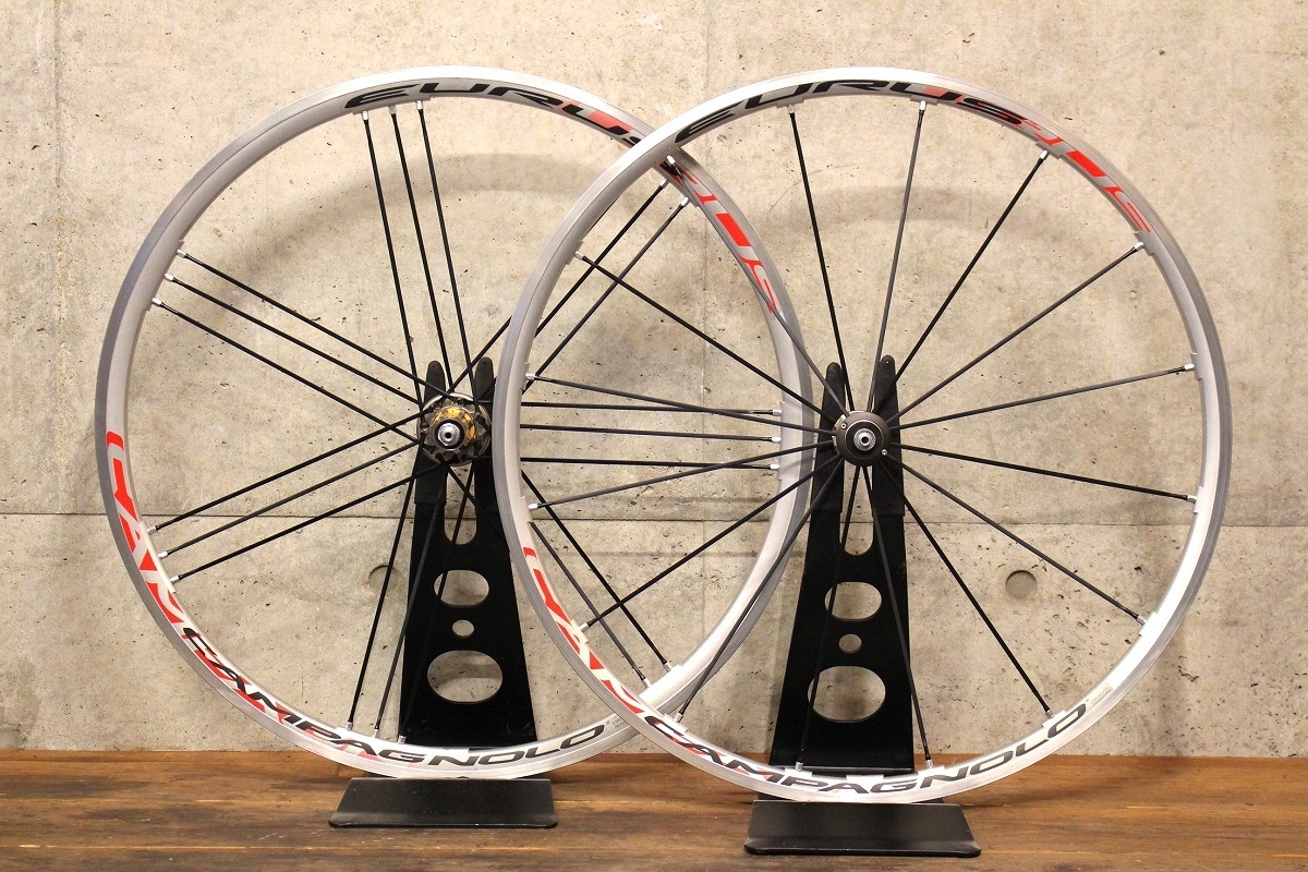 カンパニョーロ CAMPAGNOLO ユーラス EURUS アルミ クリンチャー ホイールセット カンパ 12/11S 【福岡店】