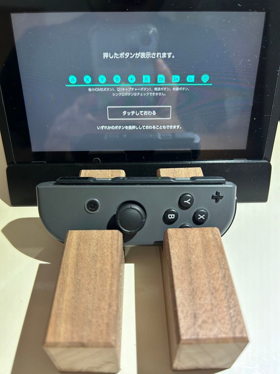 Nintendo Switch Joy-Con ニンテンドー スイッチ  ジョイコン  グレー 正常動作品 ストラップ付き