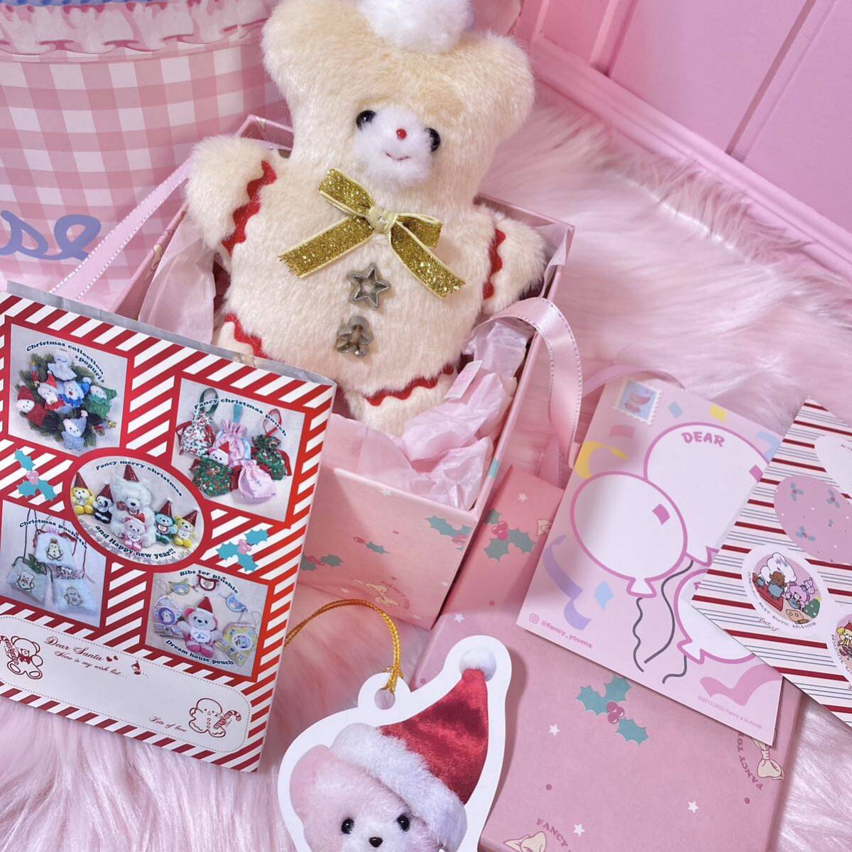 ファンシーアラモード クリスマス くまさん ぬいぐるみ fancy a ファンシーアラモード クリスマス くまさん ぬいぐるみ fancy a