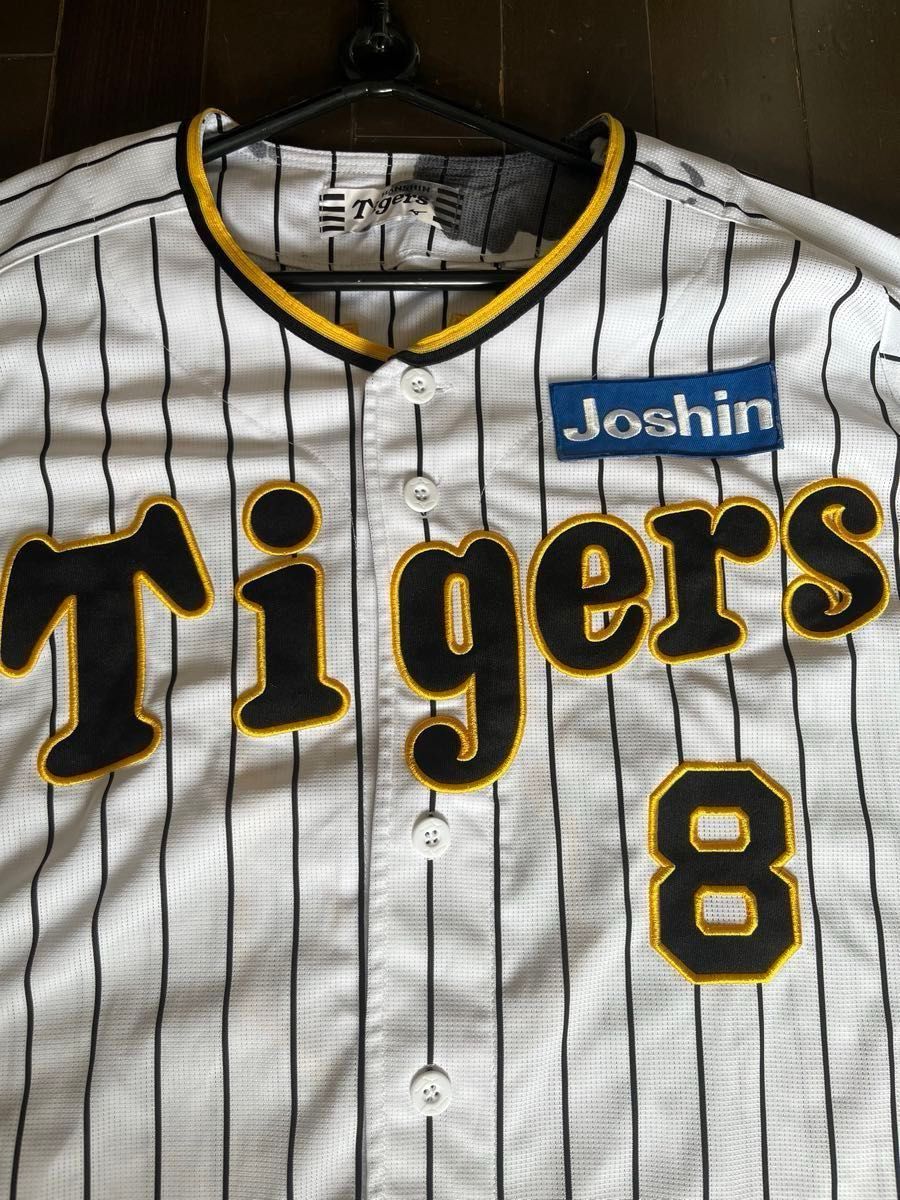 阪神 佐藤輝明選手 レプリカユニフォーム Joshinワッペン#フル 阪神 佐藤輝明選手 レプリカユニフォーム Joshinワッペン#フル