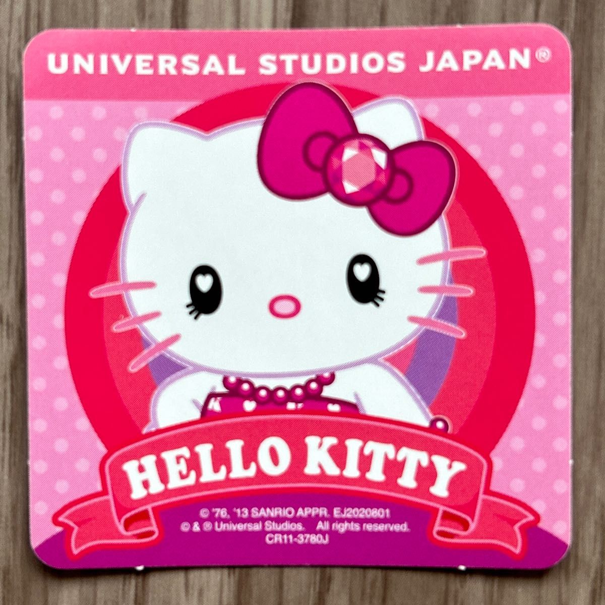 ユニバーサルスタジオジャパン ハローキティ 非売品 シール ユニバーサルスタジオジャパン ハローキティ 非売品 シール